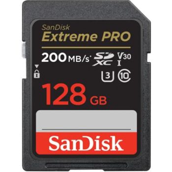 SANDISK EXTREME PRO 200MB/s SDXC 128GB