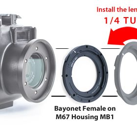 SUPPORT À BAIONNETTE FEMELLE 67MM FANTASEA-0