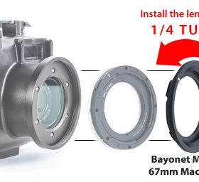 BAIONNETTE MÂLE FANTASEA POUR LENTILLES MACRO 67MM-0