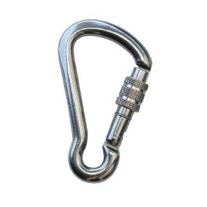 MOUSQUETON INOX ASYMÉTRIQUE  100 MM