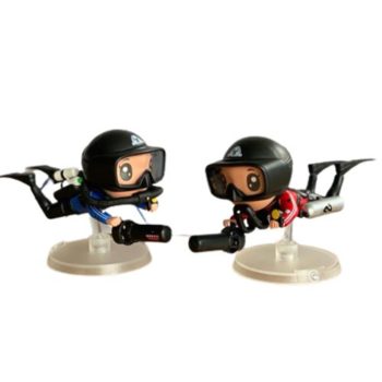 TAUCHER CARTOON DIVER SET