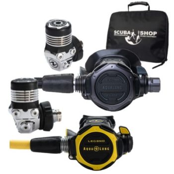 AQUALUNG SET PRO LEGEND ELITE BLACK LIMITED EDITION