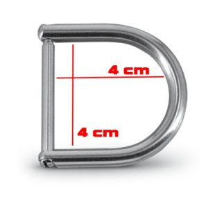 D-RING INOX 40 MM