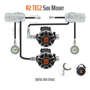 TECLINE DETENDEUR R2 TEC2 SIDE MOUNT SET