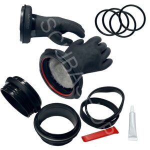 WATERPROOF ULTIMA TWIST SYSTEM AVEC GANTS PVC NOIR