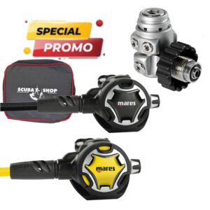 MARES SET DUAL ADJ 62X + OCTOPUS DUAL ADJ