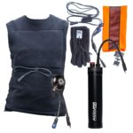 KWARK SET GILET ET GANTS CHAUFFANT