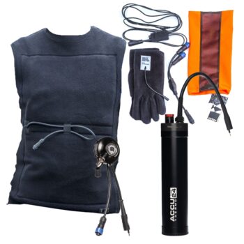 KWARK SET BEHEIZBARE WESTE UND HANDSCHUHE