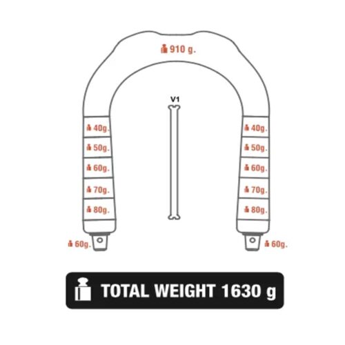 C4 Dyno 1.6 kg Liste Blei C4 DYNO D&D PLOMB DE COU 1,6 KG – Image 2