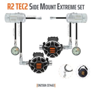 TECLINE DETENDEUR R2 TEC2 SIDEMOUNT EXTREME SET