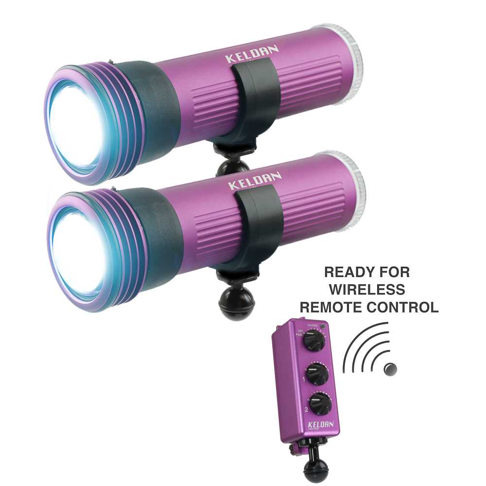 Keldan Ambiente Rc1 KELDAN SET VIDEO 8XR 18000lm AMBIENT RC1 – Image 1